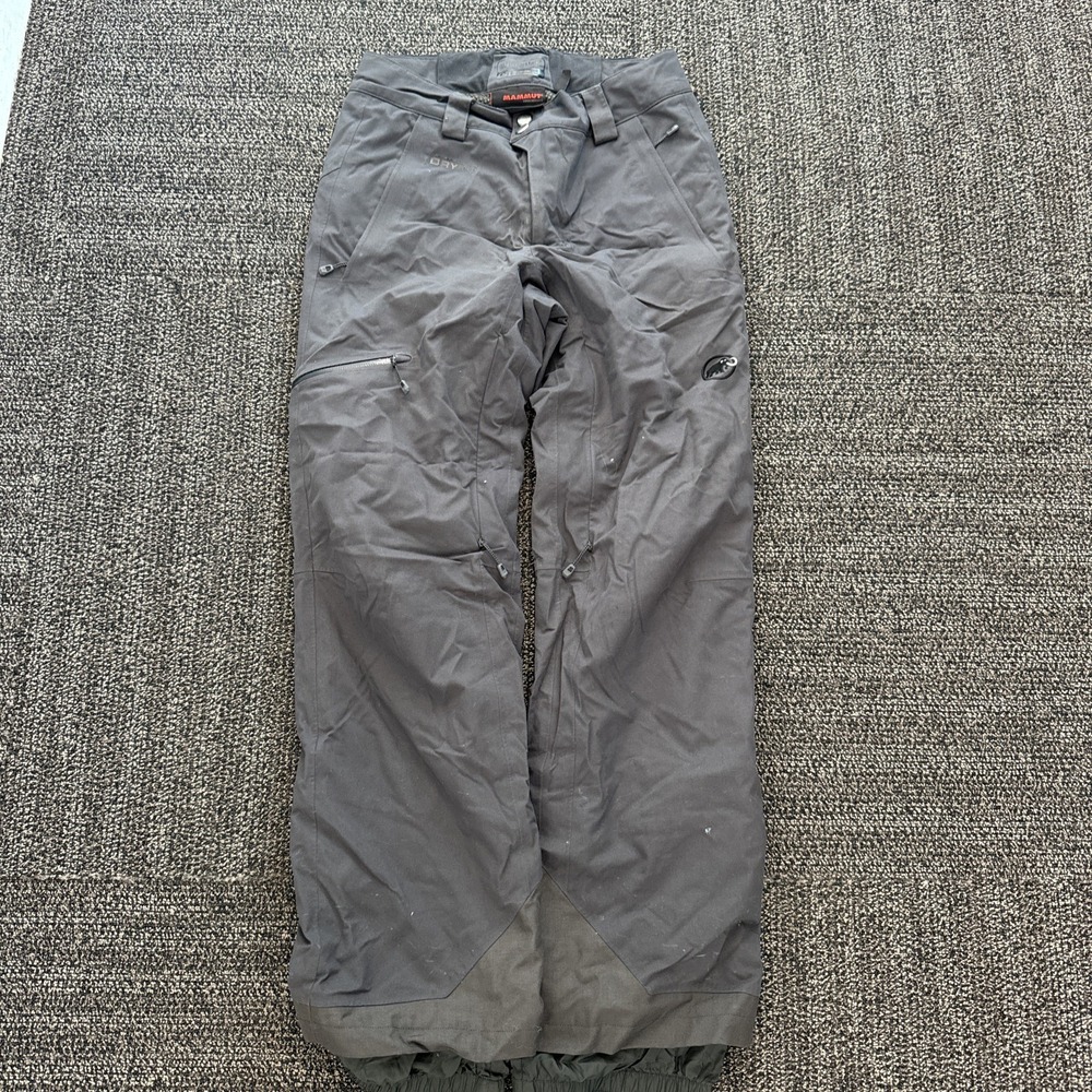 Mammut Womens Snowboard Ski Pants Ajungilak OTI Element DryTech Gray 27